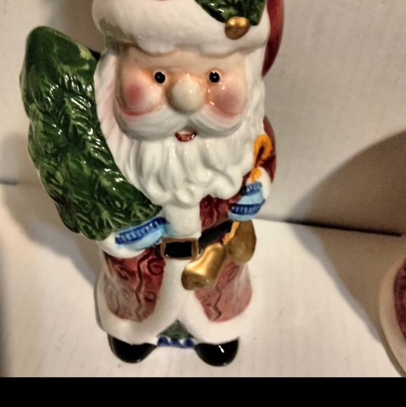 Santa Claus 3PC Holiday Bathroom Sink Set (NEW) Holiday Decor - Picture 3 of 5
